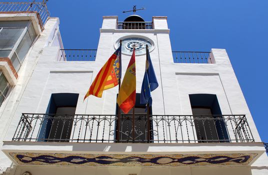 Museum of Archeology in city old town. Calp, Spain. (It was opened in April 1996 and consists of two exhibition floors arranged in chronological order from the III and VII centuries up to the present time. )