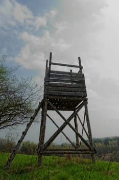 hunter offside on the edge of the field