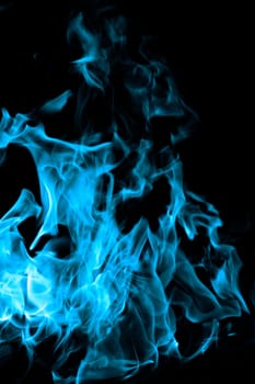 blue flames of fire as  abstract backgorund