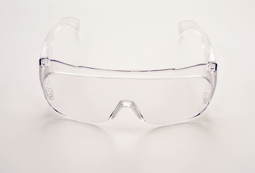 Safety glasses isolated object