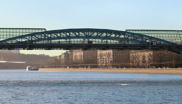 Andrew pedestrian bridge in Moscow