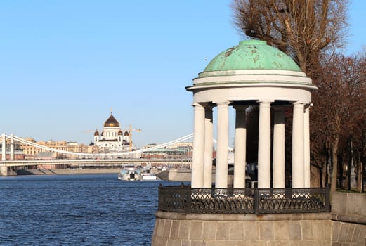 Embankment of the Moskva River