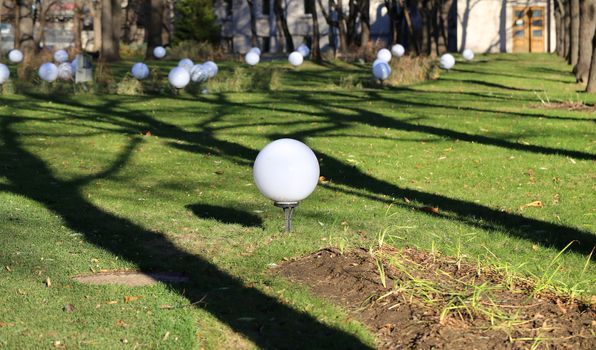 Lights in the park