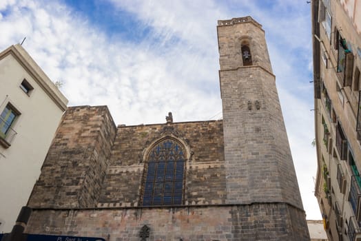 Barcelona: Gothic Cathedral of Santa Eulalia in Barri Gotic district (Gothic Quarter). Barcelona, Catalonia, Spain 