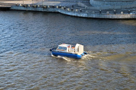 Hovercraft in the Moscow River