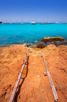 Formentera Cala Saona beach one of the best beaches in world near Ibiza