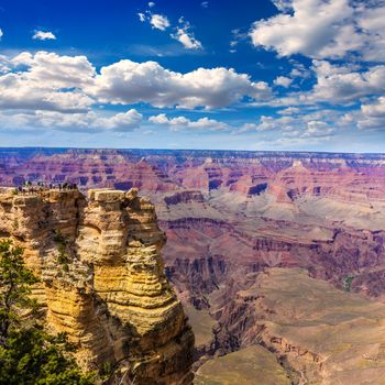 Arizona Grand Canyon National Park Mother Point and Amphitheater USA