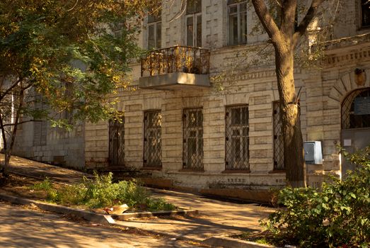 Old street in the city of Vladivostok