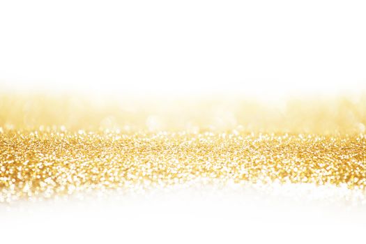 Abstract gold background with white copy space