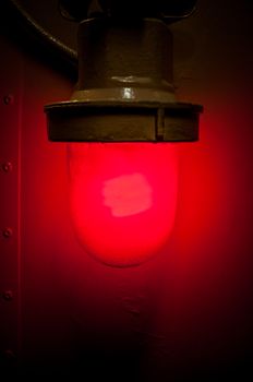 red lamp uss midway museum north harbor drive san diego california usa