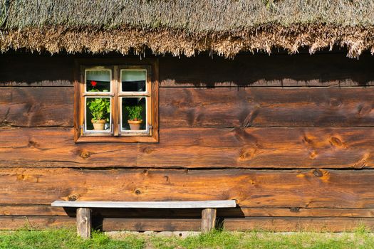 Old rural home in polish heritage park