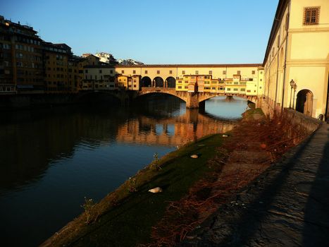 View over Ponte Vecchio, Florence, Italy