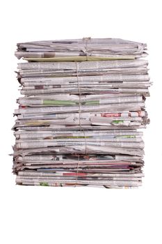 pile of newspapers