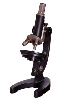 old black microscope