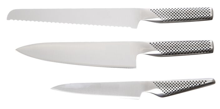 Kitchen Knifes isolated on white background