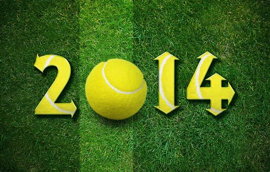 Happy new sport year 2014 with Football, the same concept available for 2015, 2016 and 2017 year.