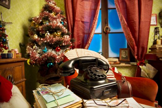 Cropped image of the Santa Claus office