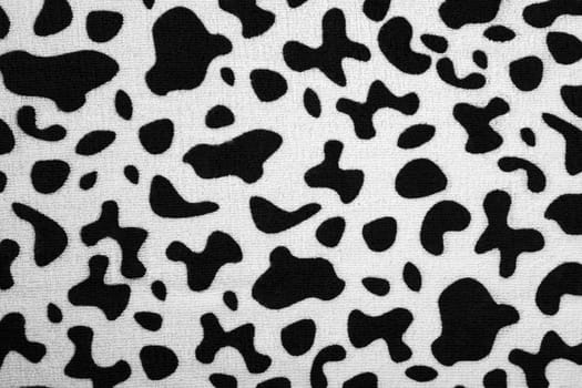 Fabric in animal model, cow background