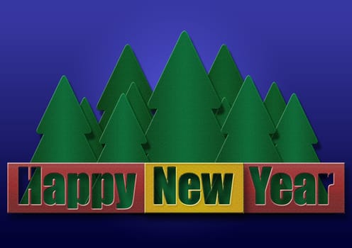 New year background. Christmas decoration backdrop.