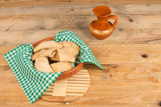 Traditional bourek, a sweet stuffed pastry