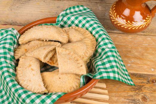 Traditional bourek, a sweet stuffed pastry