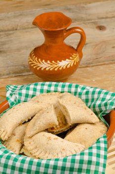 Traditional bourek,  a sweet stuffed pasty