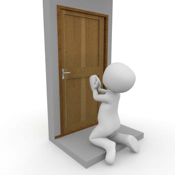 In critical situations, we ask others to keep te door open for us.