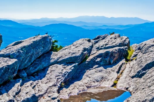 Blue Ridge Parkway Scenic Mountains Overlooking beautiful landscapes