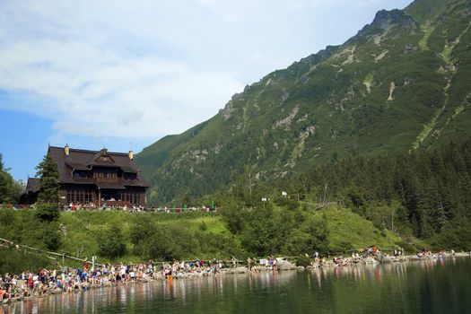 Mountain landscape - Tatra Mountains in Poland, in summer.