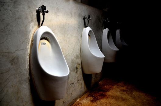 white urinal for men