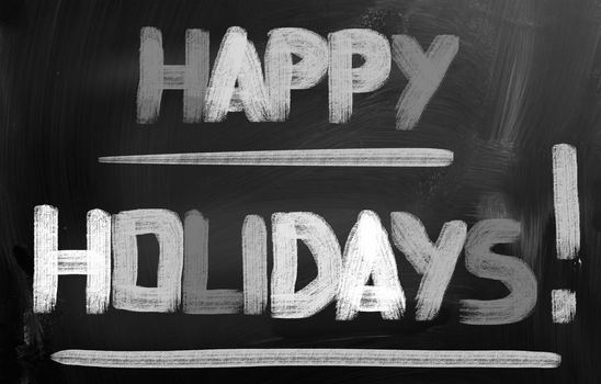 Happy Holidays Concept