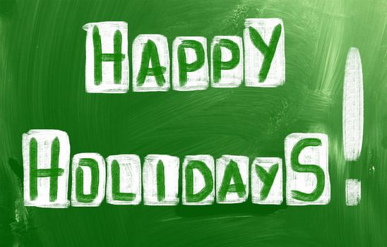 Happy Holidays Concept