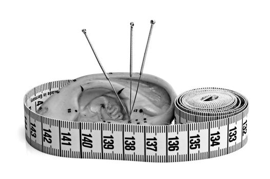 acupuncture needles with measure