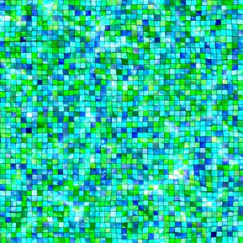 Picture of pool water background with green and blue tiles