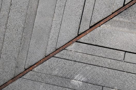 Modern Rock Floor Texture made of thin rocks