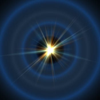 An image of a decorative lens flare background