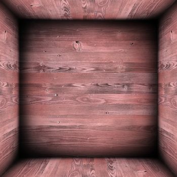empty wooden finishing room background for your design