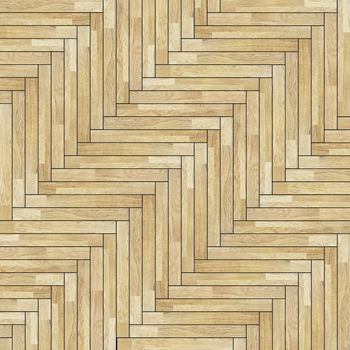 design of parquet pattern made from wooden  tiles mounted at an angle