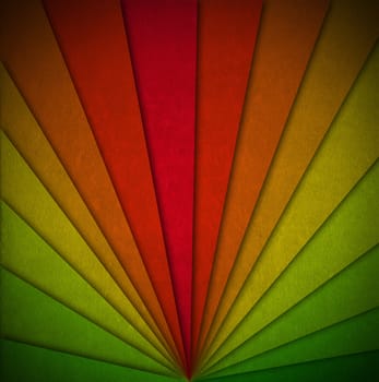 Aged colorful velvet texture background with geometric forms and shadows