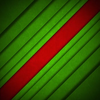 Red and green velvet background with diagonal bands