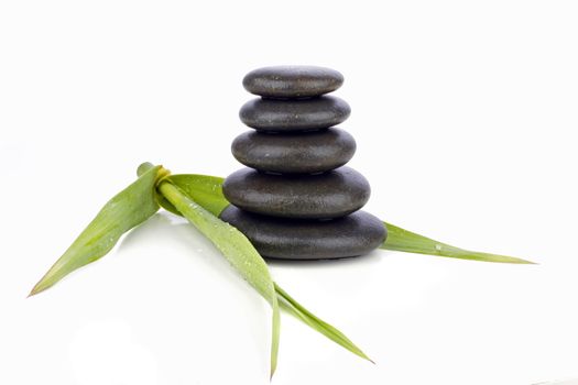 Zen pebbles. Stone spa and healthcare concept