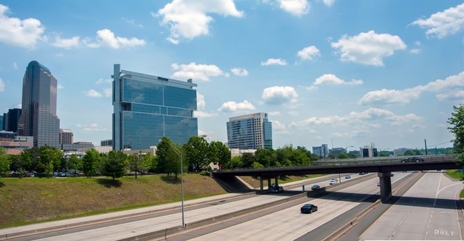 Uptown Charlotte, North Carolina Cityscape - southend