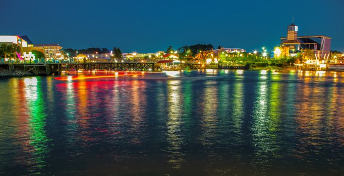 evening scenes on the grand strand at myrtle beach