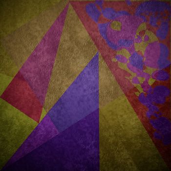 Colors parchment grunge texture in abstract art background triangle layout design, paper parchment modern background