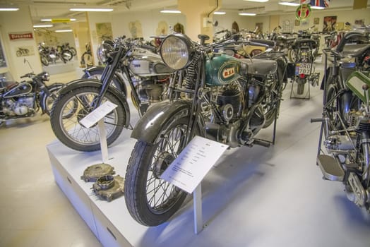 England, 1930 BSA. Engine: 500cc side valve, 4.93 hp, 3 gear. All the pictures are shot on Ed's motorcycle and Motor Museum in Ed, Sweden. Interesting museum, which is worth a visit.