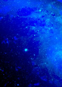 Small part of an infinite star field of space in the Universe