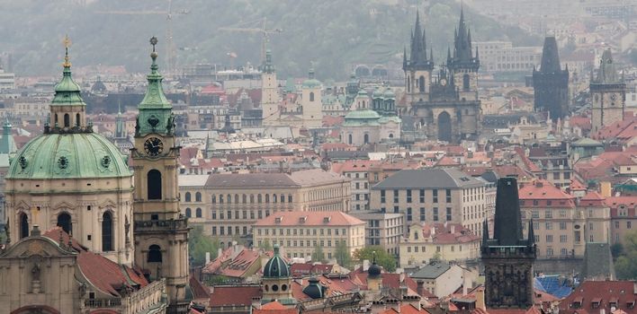 View of Prague from Prague Castle Hills