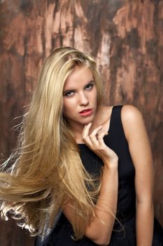 Portrait of beautiful woman