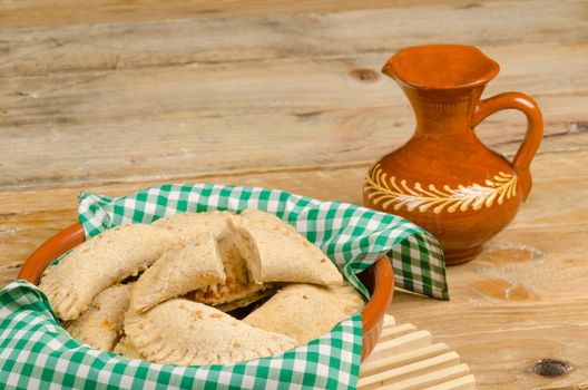 Traditional bourek, a sweet stuffed pastry