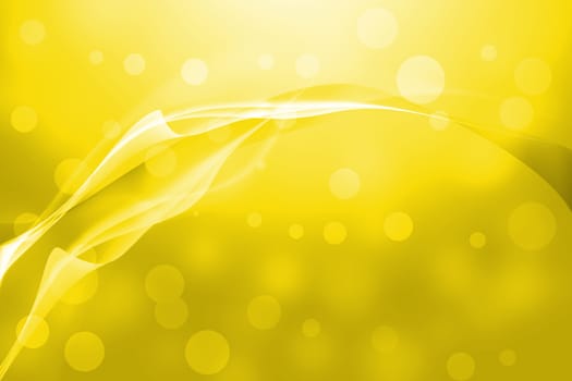 Yellow abstract lines with glowing background